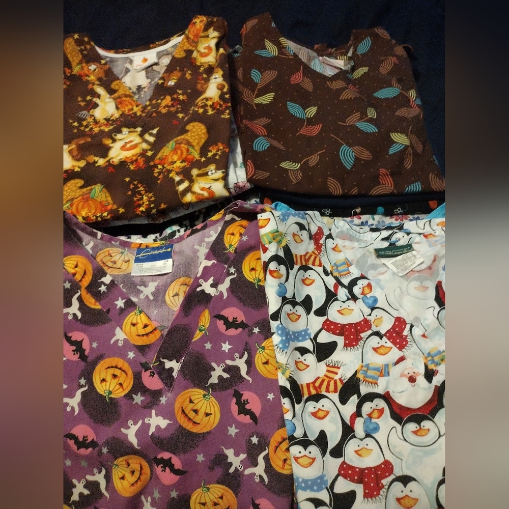 Scrub tops